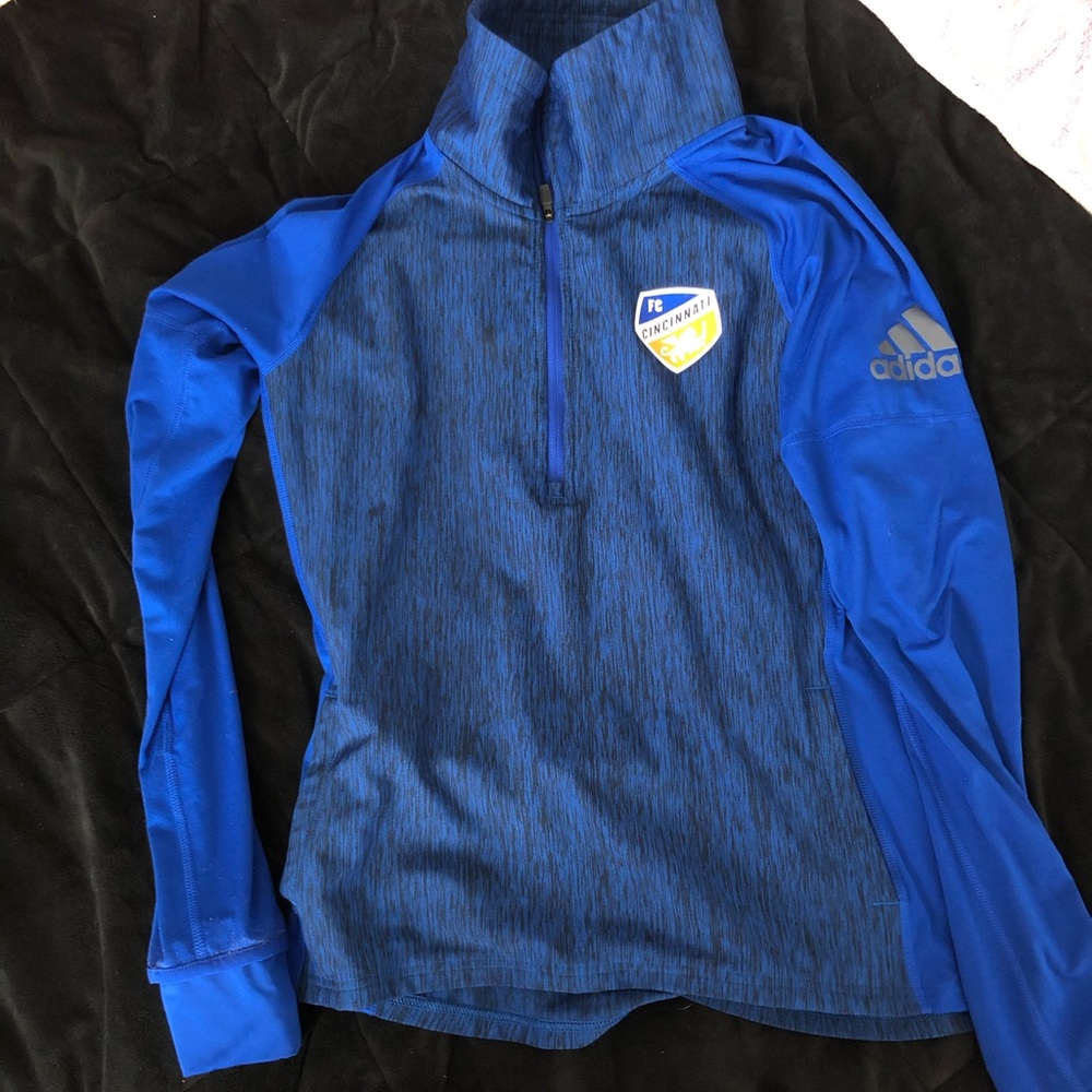 ADIDAS FC Cincinnati Women’s Quarter-Zip Pullover
